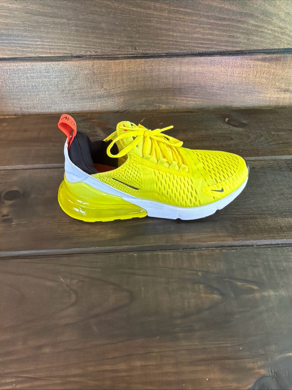 Nike Air Max 270 ‘Yellow Strike’ Sneakers Running Shoes Women Size 9 - Picture 8 of 12